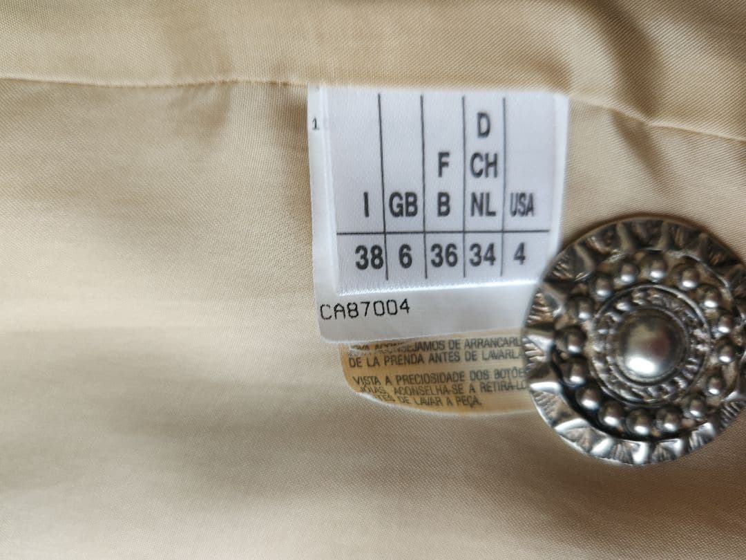 MaxMara Pianoforte *若干訳有り 美品チェスターコートベージュ