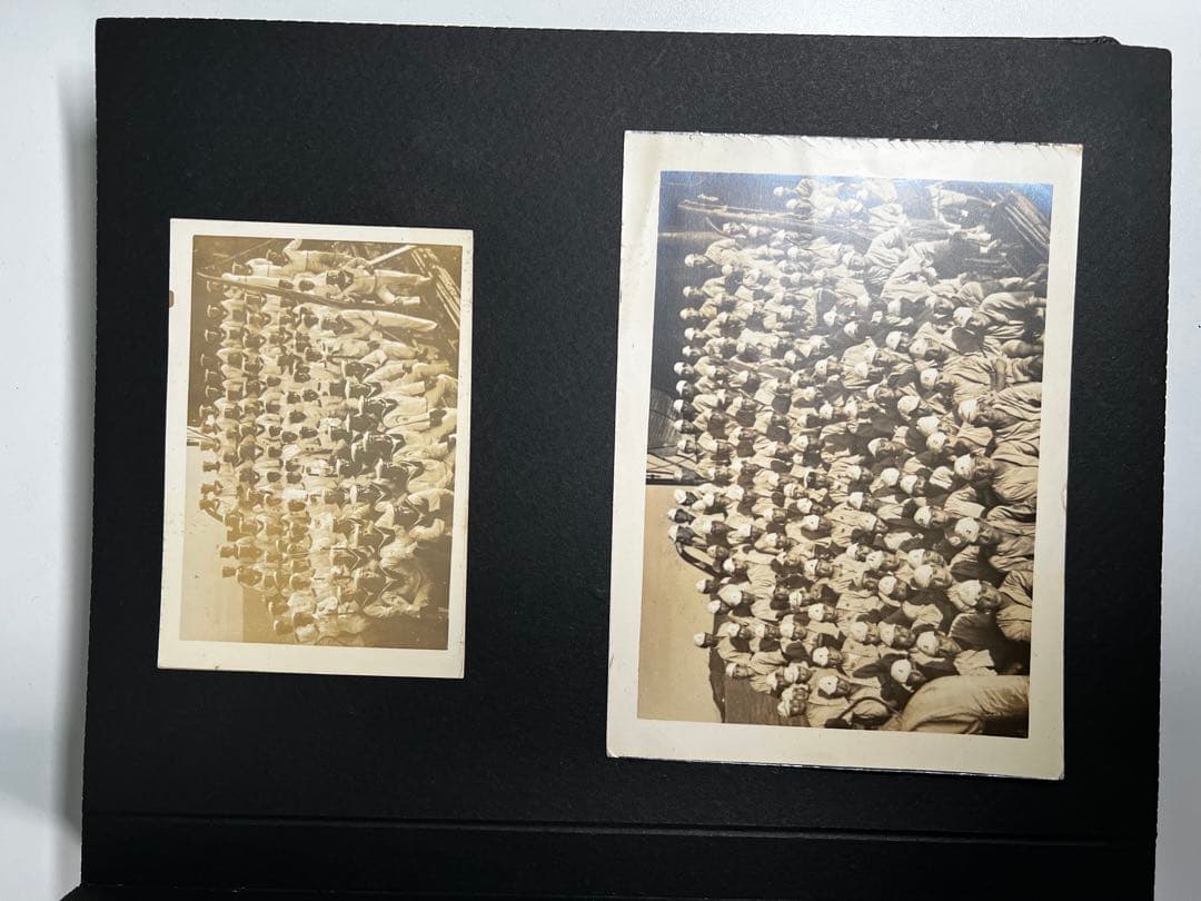 戦前【海軍古写真帖】生写真約100枚、広東、黄浦、厦門
