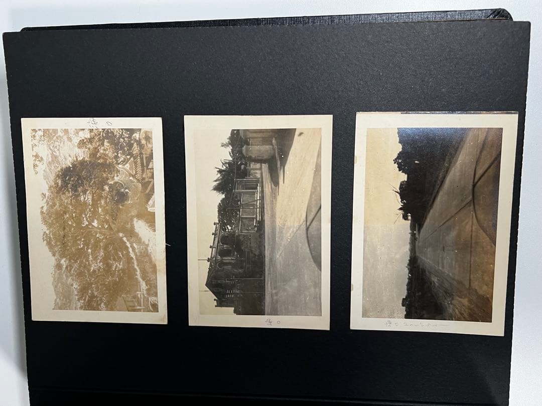 戦前【海軍古写真帖】生写真約100枚、広東、黄浦、厦門