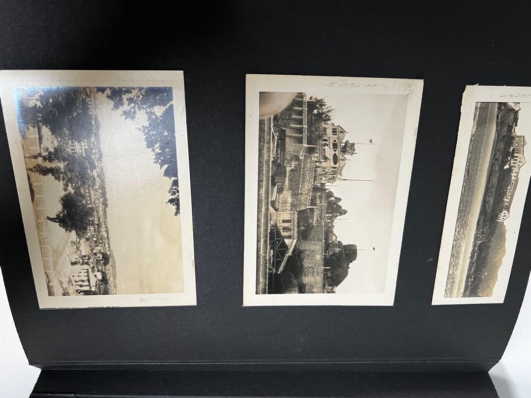 戦前【海軍古写真帖】生写真約100枚、広東、黄浦、厦門