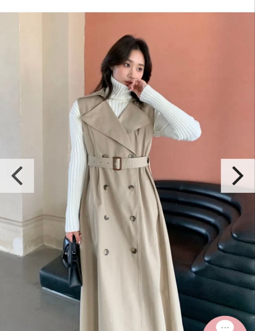 バースデーバッシュ BB 3WAY JENNE TRENCH COAT ベージュ