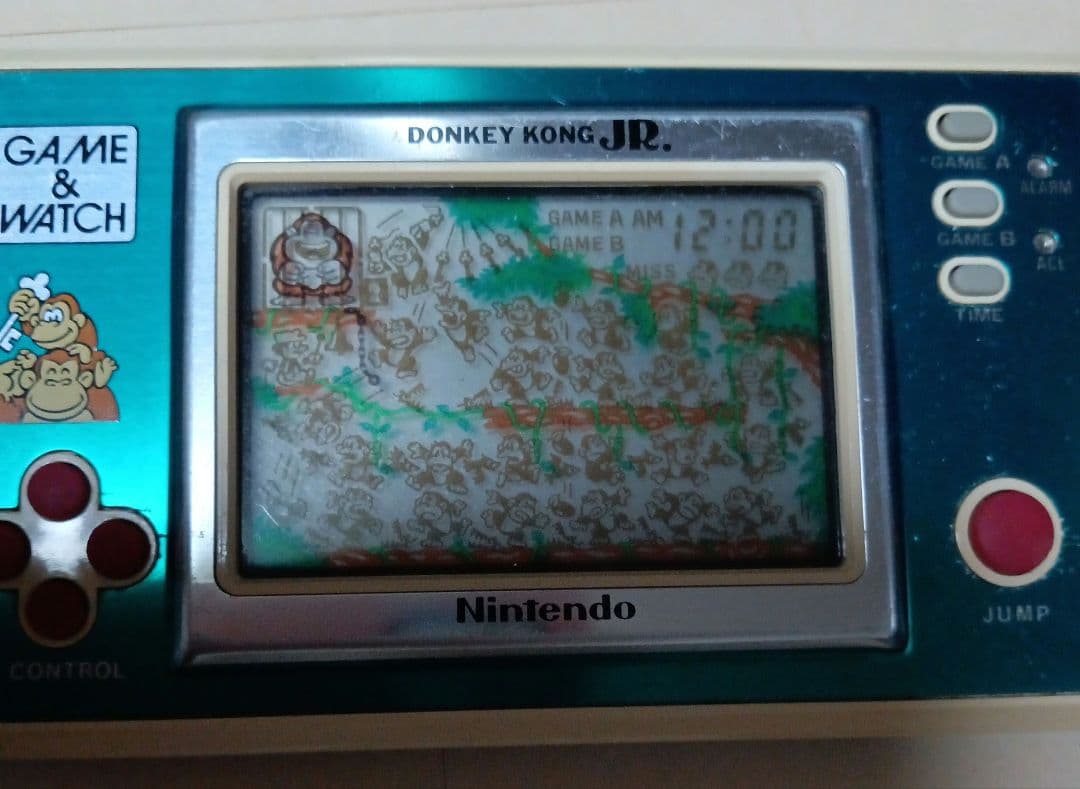 ゲームアンドウォッチ　ドンキーコング　JR.　ゲームウォッチ　可動品　任天堂