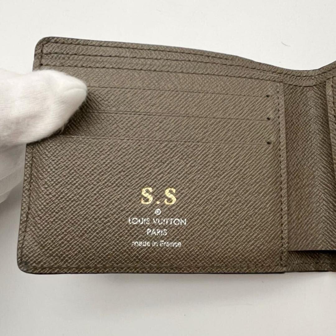 ルイヴィトン ポルトフォイユ ミュルティプル 折り財布　タイガストライプ 札入れ