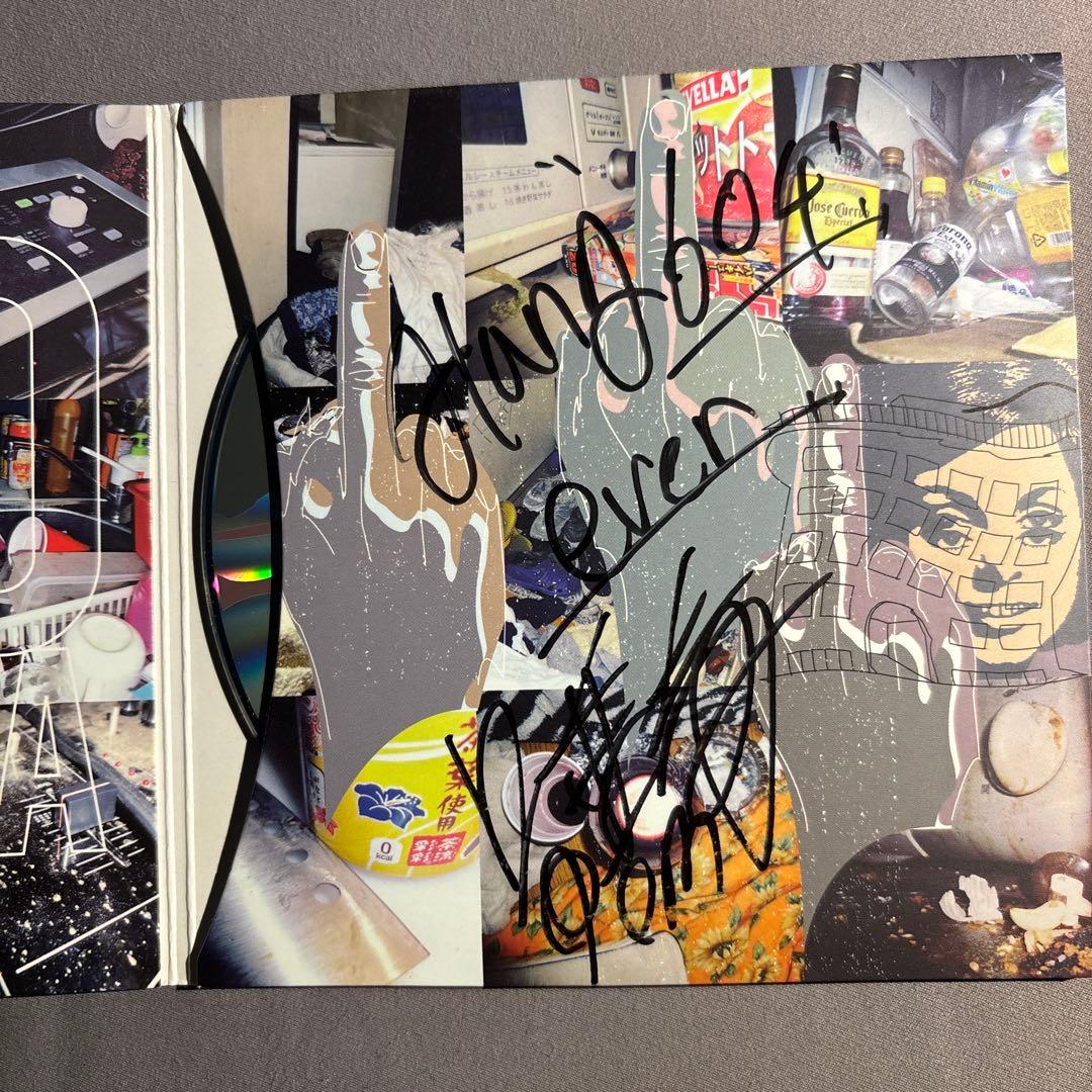 【サイン入り】唾奇x HANG 「glitsmotel」2ndプレス品
