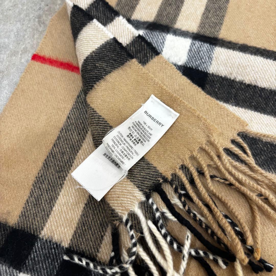 Burberry バーバリー　マフラー　美品　カシミア　現行モデル