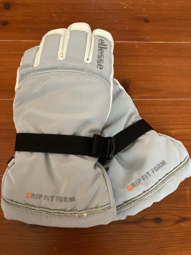 PHENIX（エレッセの手袋おまけ）　男性用Lサイズ　白×ダークグレー