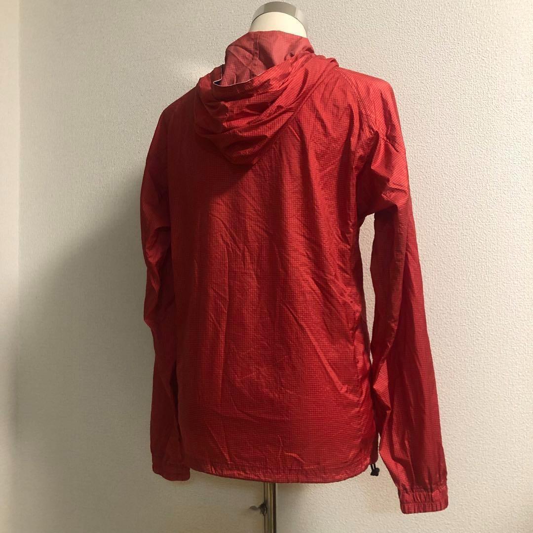 未使用 マンシングウェア◆アノラック ハーフジップ パーカー◆レッド Mサイズ