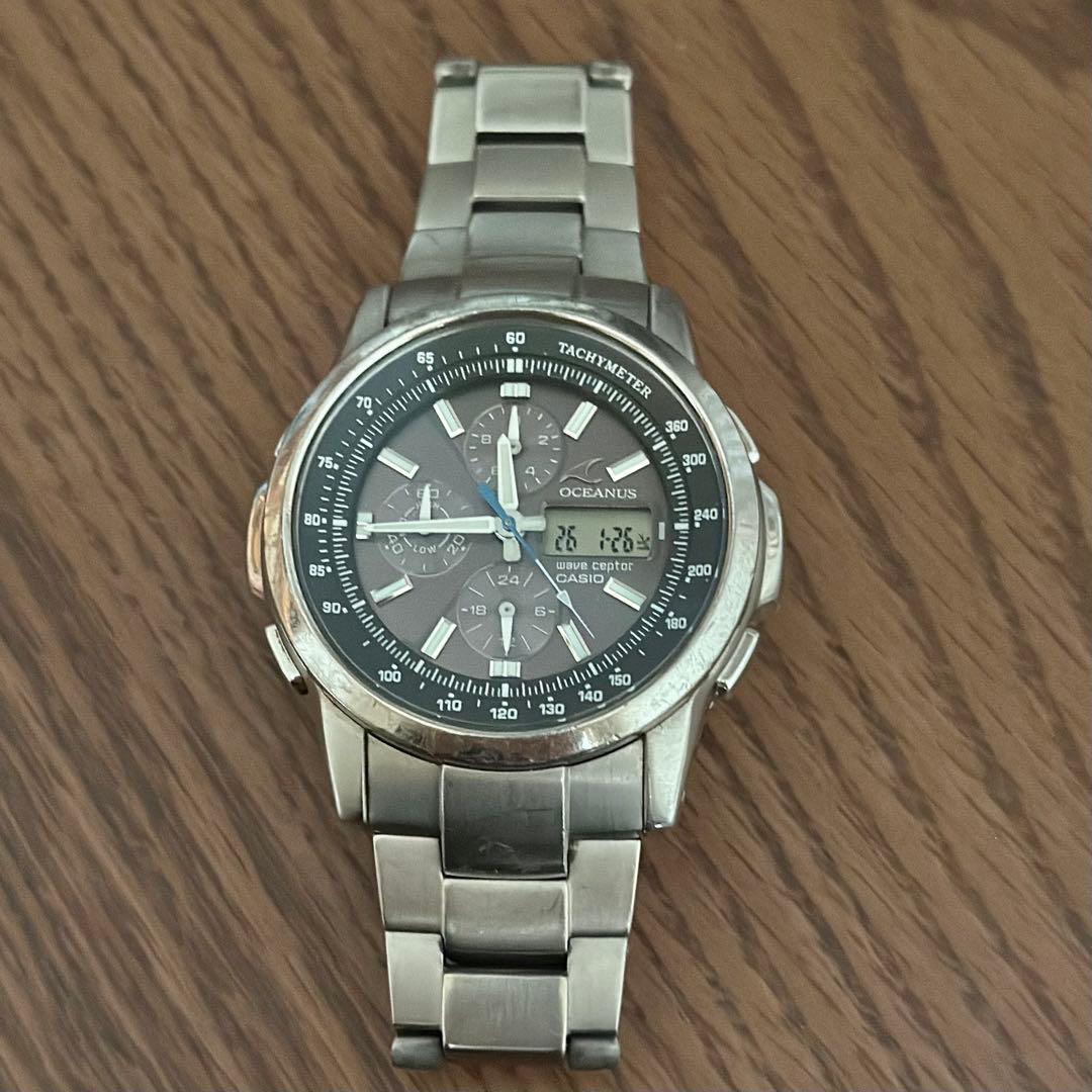 B*n様 CASIO OCEANUS 電波ソーラー 500TDJ チタン