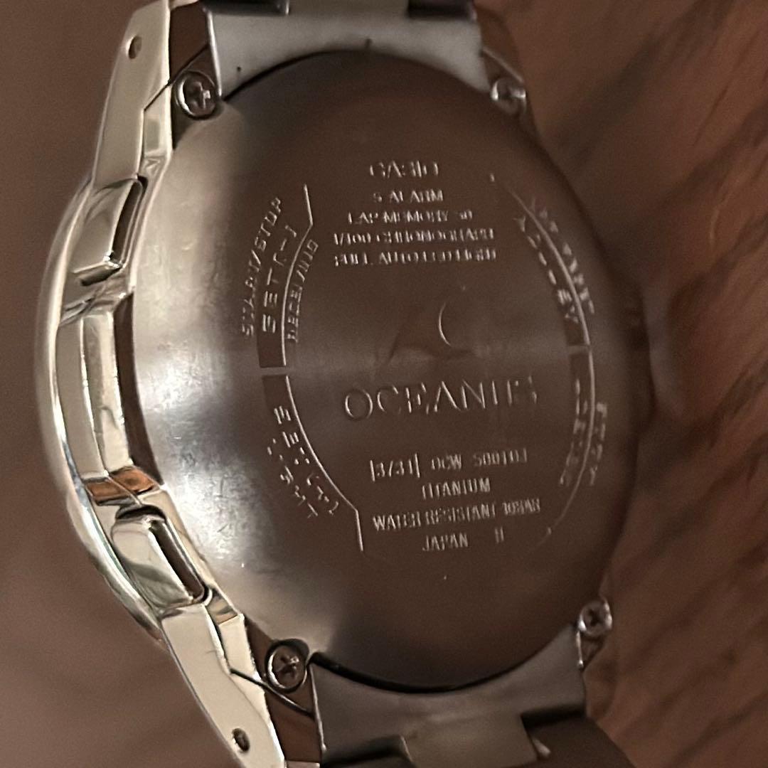 B*n様 CASIO OCEANUS 電波ソーラー 500TDJ チタン