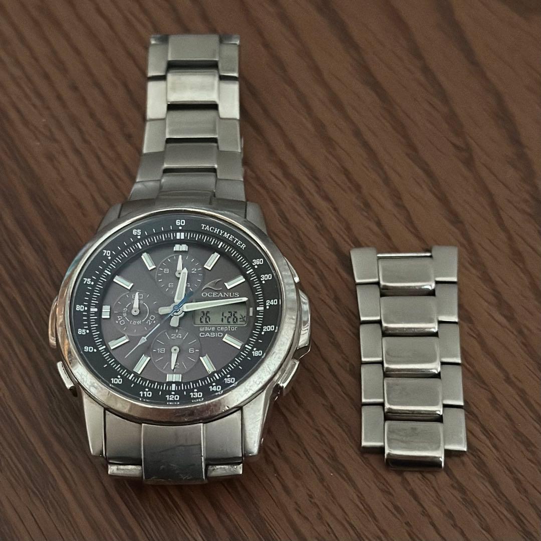 B*n様 CASIO OCEANUS 電波ソーラー 500TDJ チタン