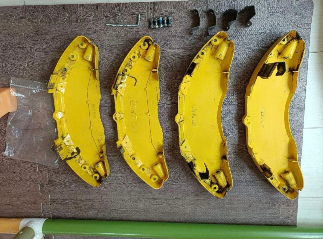 G4Racing イエローブレーキキャリパーカバーマツダアテンザ