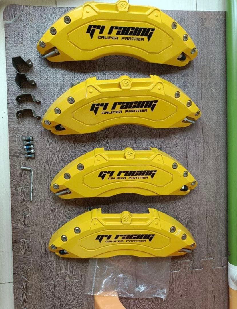 G4Racing イエローブレーキキャリパーカバーマツダアテンザ