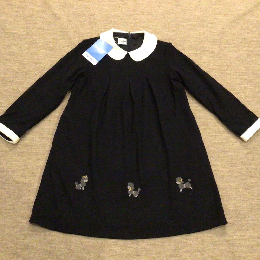 【新品】ファミリア　ワンピース　プードル　110 フォーマル　七五三　入学式