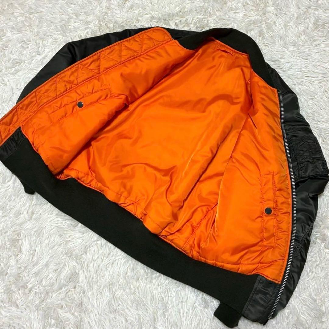 90s ALPHA INDUSTRIES MA-1 フライトジャケット　カーキ