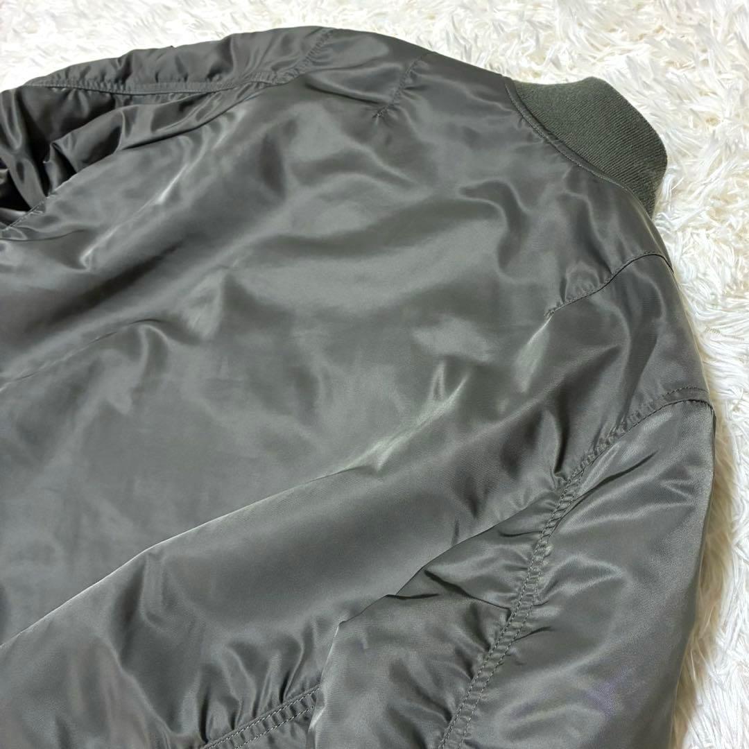 90s ALPHA INDUSTRIES MA-1 フライトジャケット　カーキ