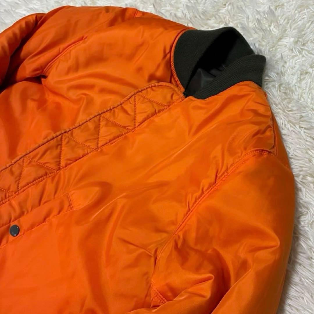 90s ALPHA INDUSTRIES MA-1 フライトジャケット　カーキ