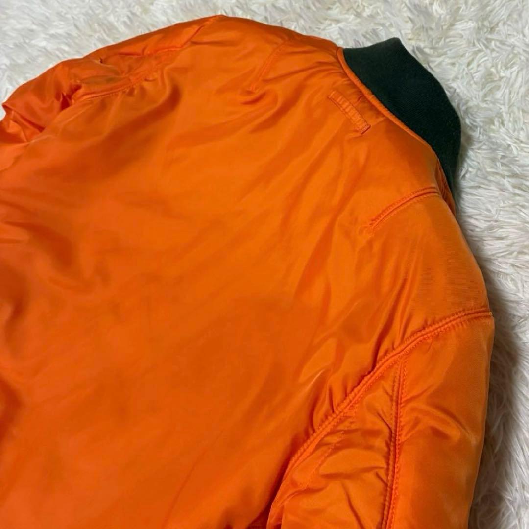 90s ALPHA INDUSTRIES MA-1 フライトジャケット　カーキ