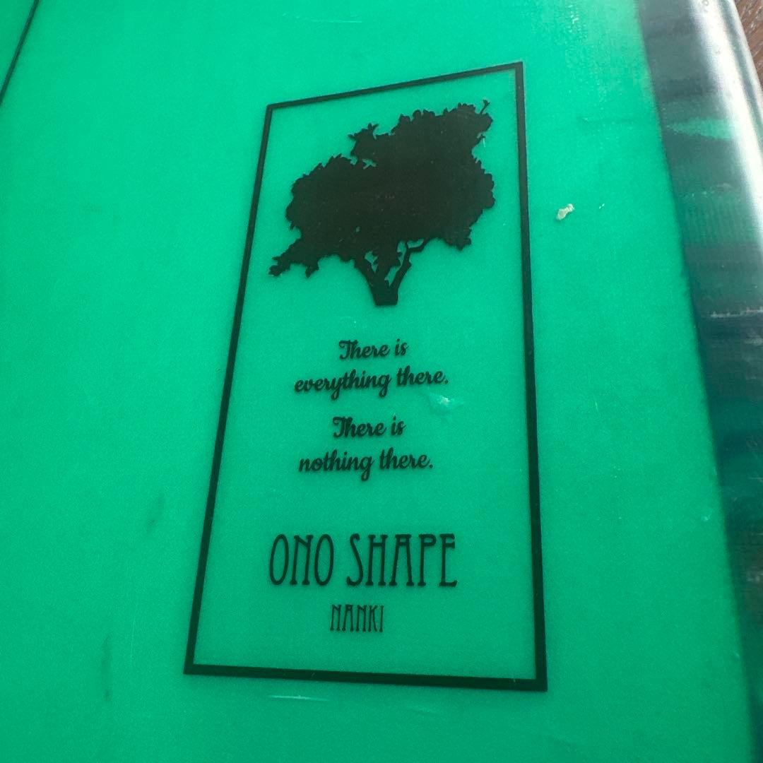 ONサーフボード　ツイン　フィッシュ　ハンドメイドキールフィン付