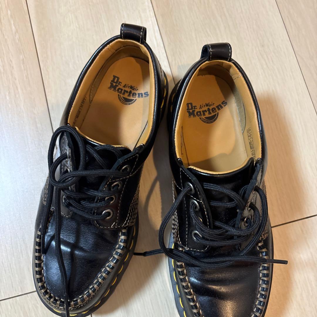 Dr. Martens 黒 モカシン 革靴