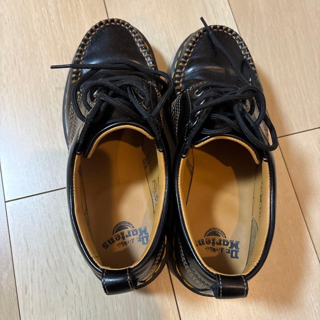 Dr. Martens 黒 モカシン 革靴