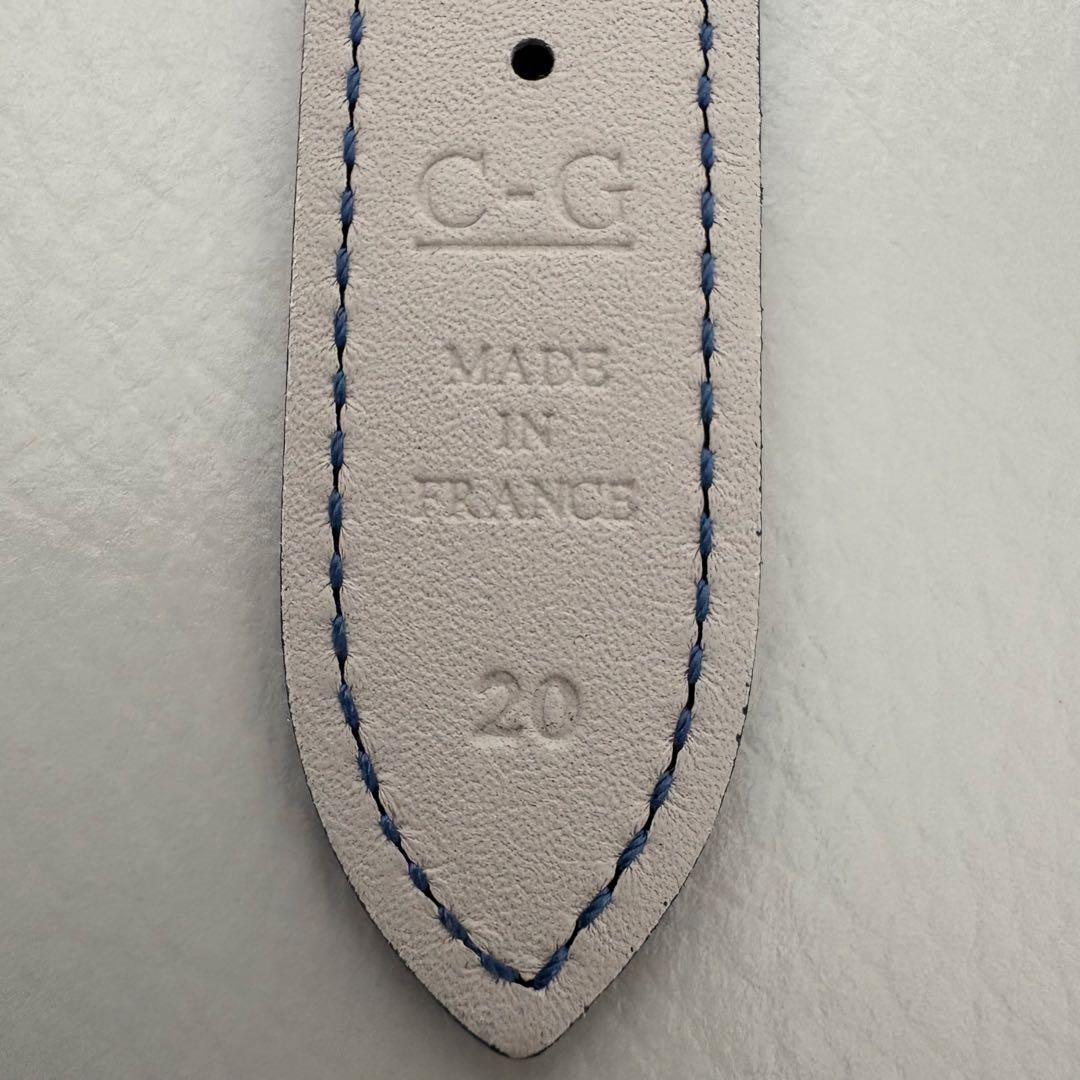 新品！　ジャガールクルト純正時計ベルト ネイビー 20mm