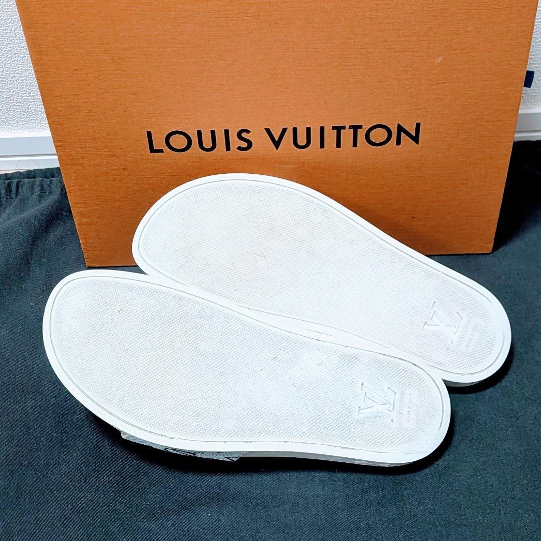 【値下げ　箱靴袋付き】ルイヴィトン サンダル 虹色モノグラム 白 27.0cm