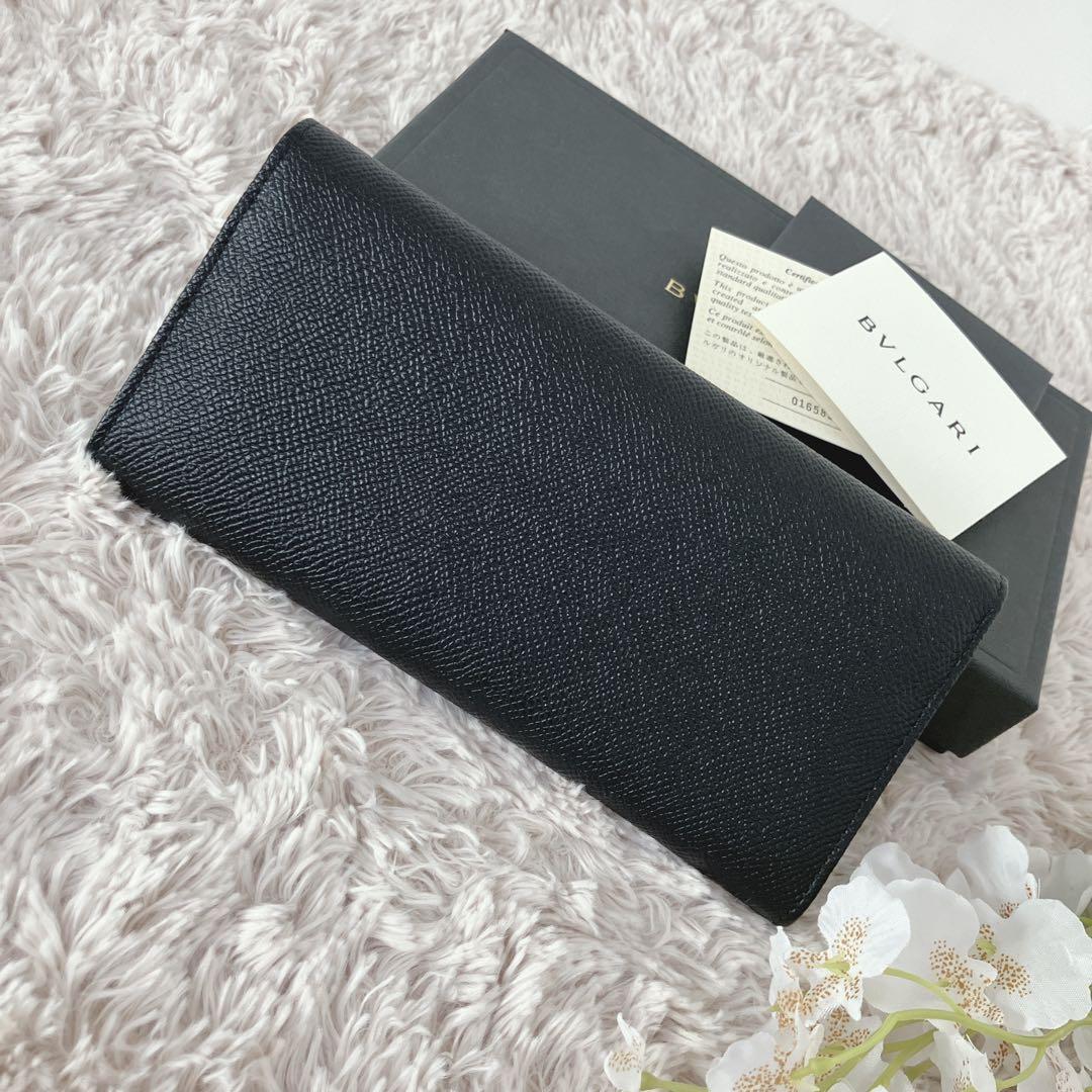 BVLGARI ブルガリ　長財布　ロゴマニア　二つ折り財布　☆美品☆ 正規品