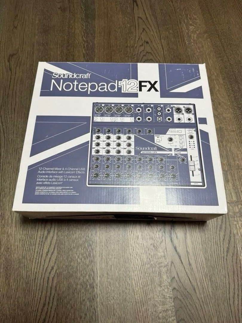Soundcraft NOTEPAD-12FX アナログミキサー
