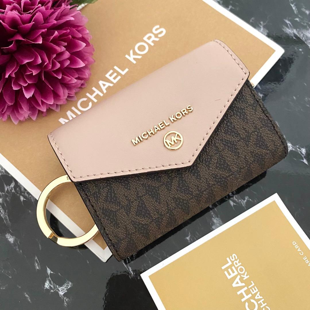 新品 MICHAEL KORS マイケルコース 折り財布 キーケース ピンク