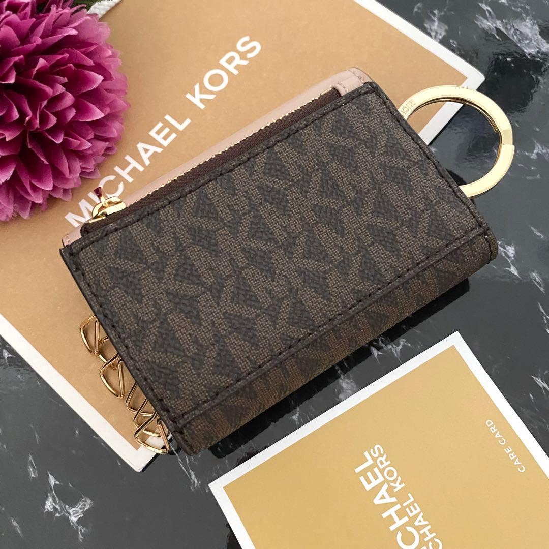 新品 MICHAEL KORS マイケルコース 折り財布 キーケース ピンク