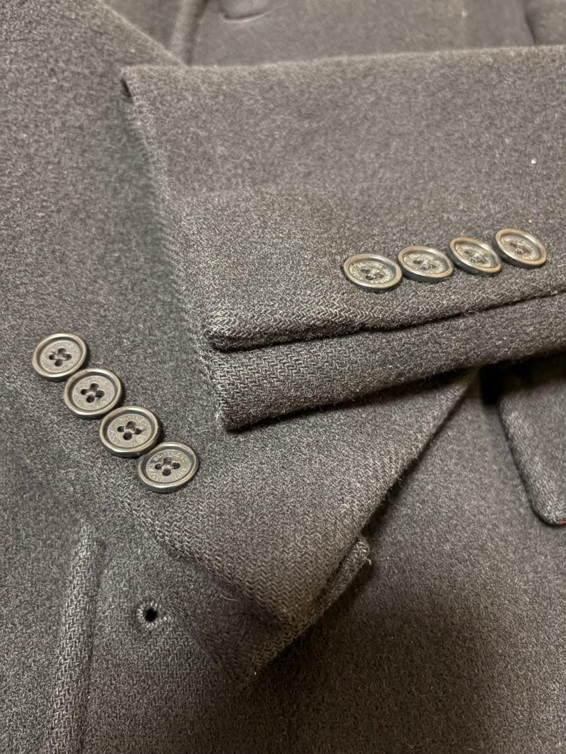 Brooks Brothers　イタリア製ネイビー チェスターコート 　M