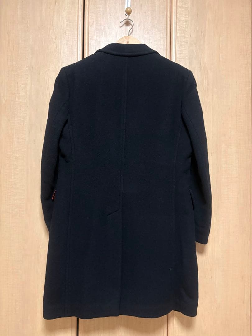 Brooks Brothers　イタリア製ネイビー チェスターコート 　M