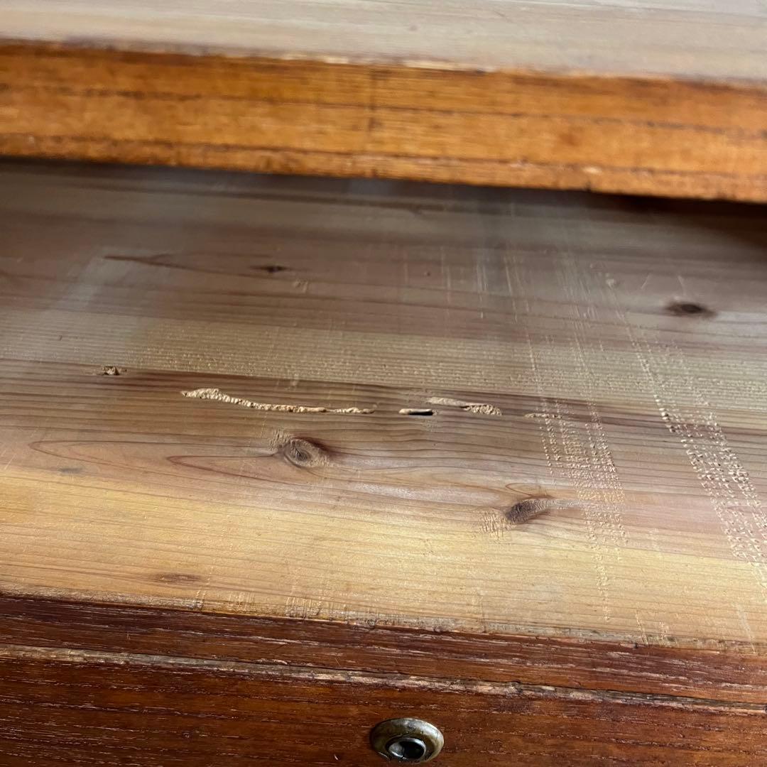 アンティーク 3段 タンス チェスト テレビ台 ローボード 展示台 無垢材