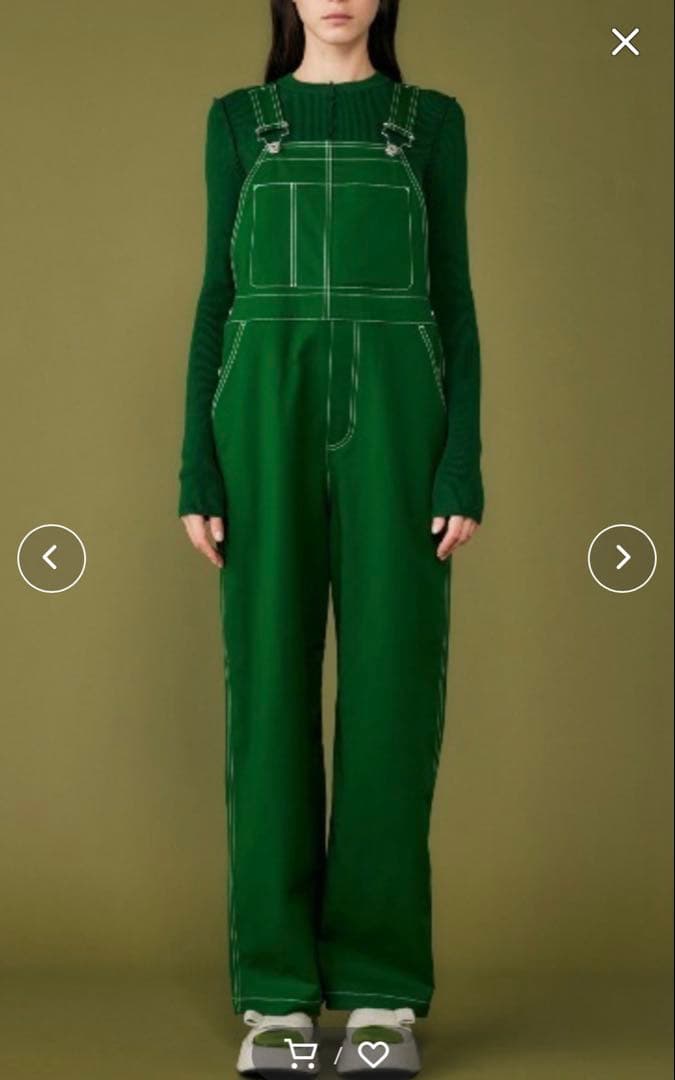 ナゴンスタンスダブルクロスストレッチオーバーオール