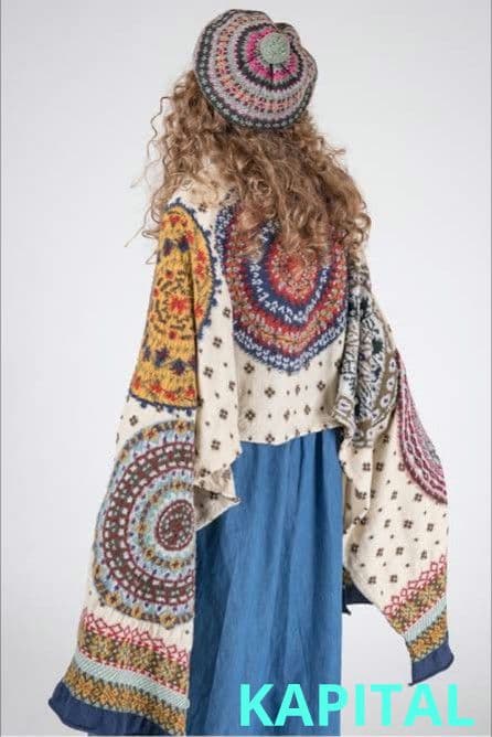 KAPITAL キャピタル 縮絨ウール フェアアイル五輪マフラー