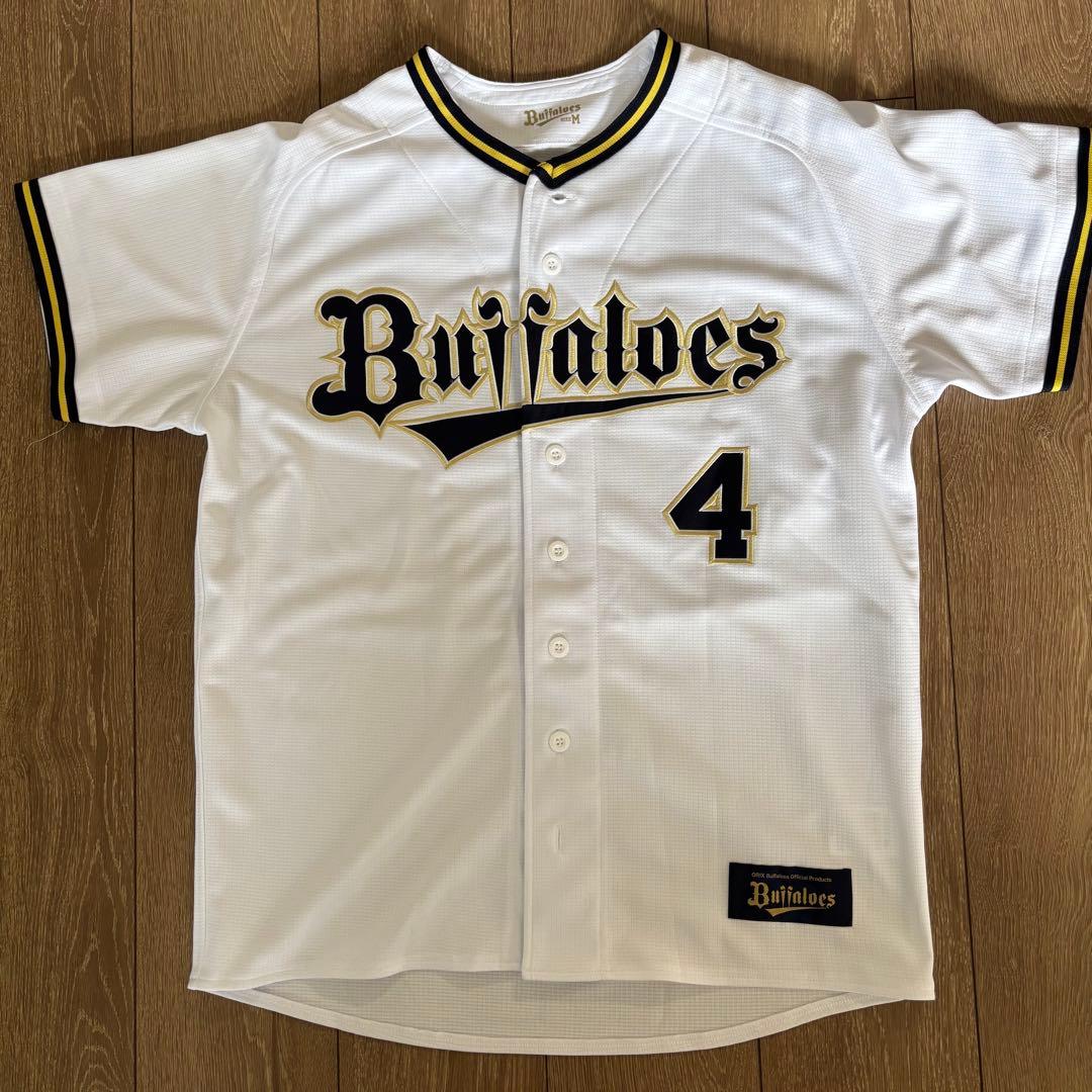 オリックス・バファローズ 森友哉 4 ユニフォーム ホームユニ M