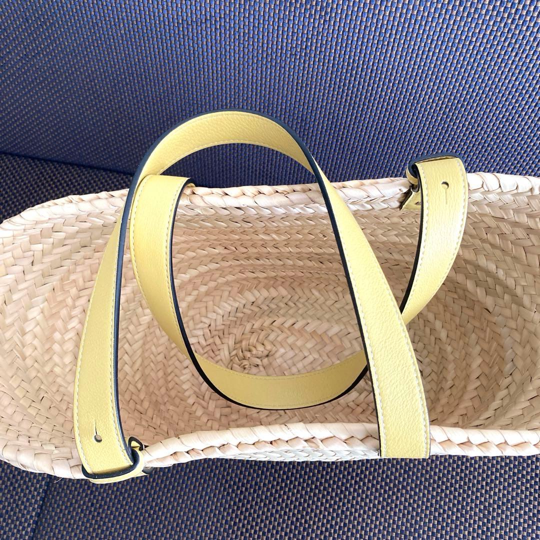 ロエベ　バスケットバッグM ダークイエロー