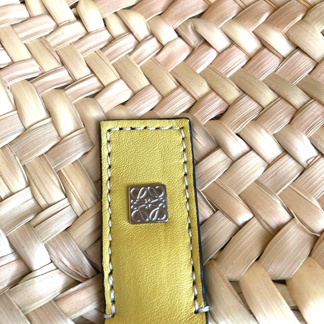 ロエベ　バスケットバッグM ダークイエロー