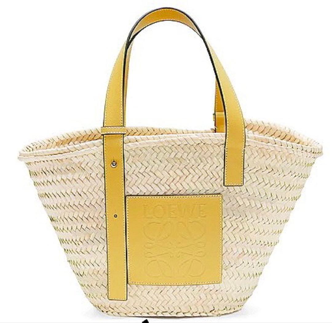 ロエベ　バスケットバッグM ダークイエロー