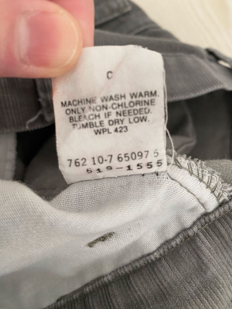 90's リーバイス 519 コーデュロイ グレー