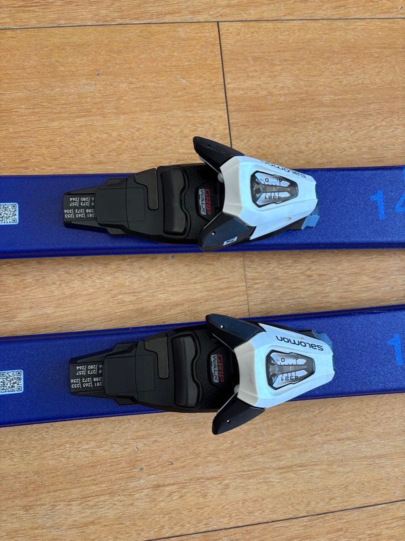 SALOMON スキー板 140 バインディング付き