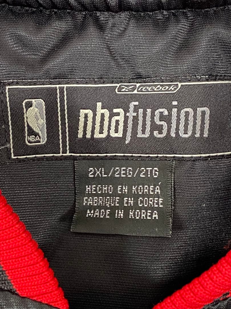 リーボック NBA 76ers スタジアム ジャケット 黒 2XLサイズ