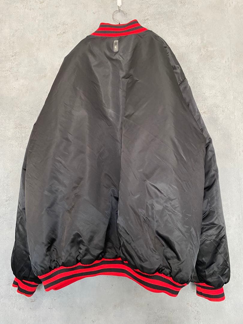 リーボック NBA 76ers スタジアム ジャケット 黒 2XLサイズ