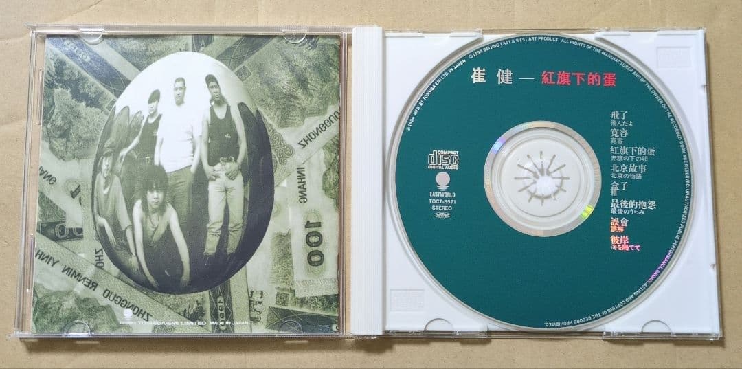 崔健 BALLS UNDER THE RED FLAG CD TOCT-8571