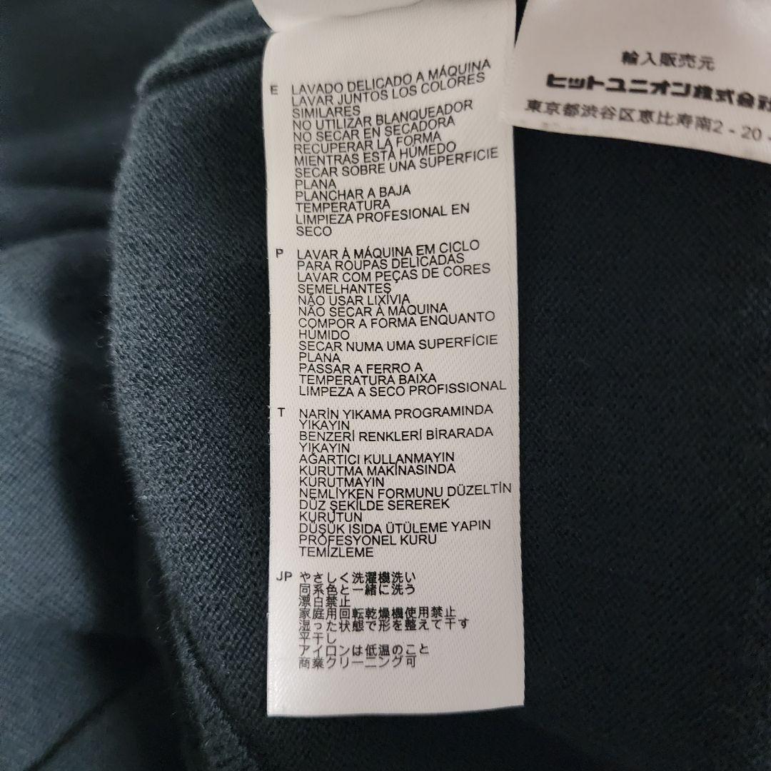 極美品 フレッドペリー ワンポイントロゴ刺繍 リブニットポロシャツ