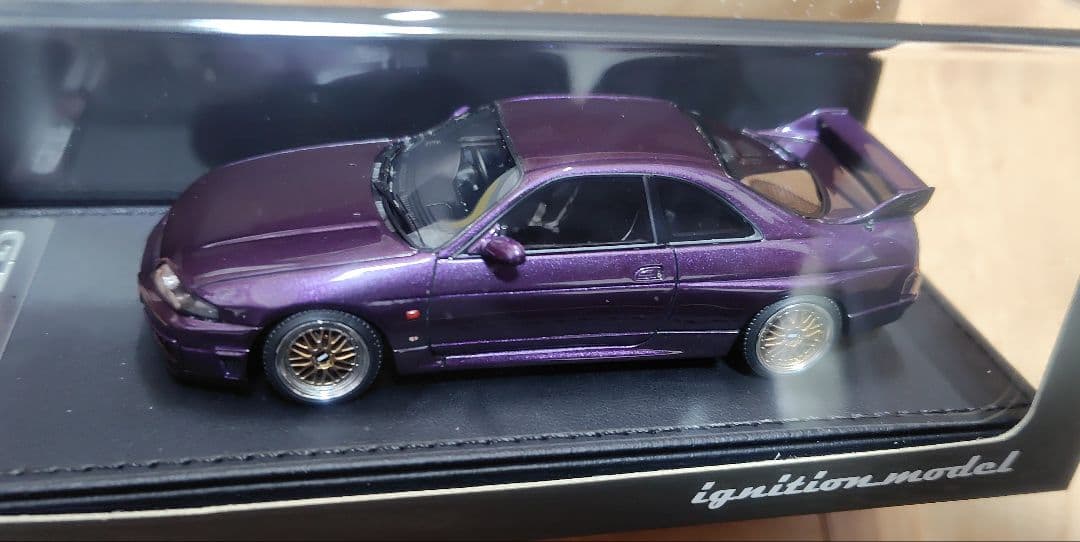IGモデル 1/43 スカイライン GT-R R33 ミッドナイトパープル