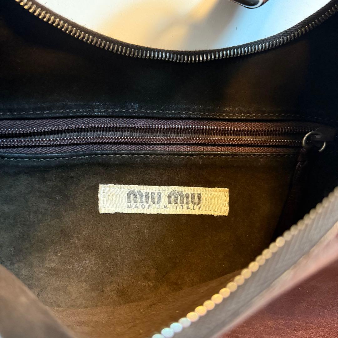 バッグ 1990s MIUMIU leather archive bag
