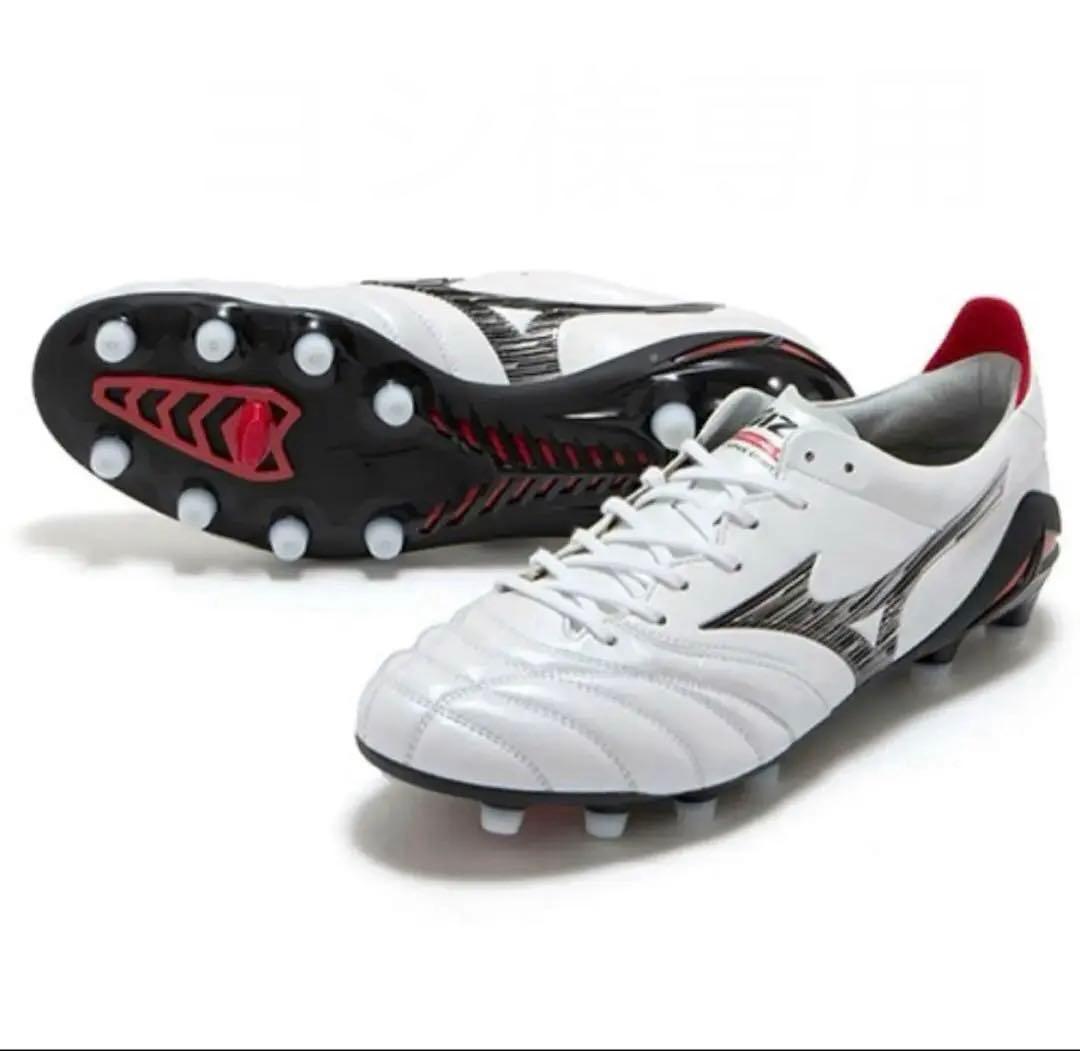 Mizuno サッカーシューズ ホワイト/レッド