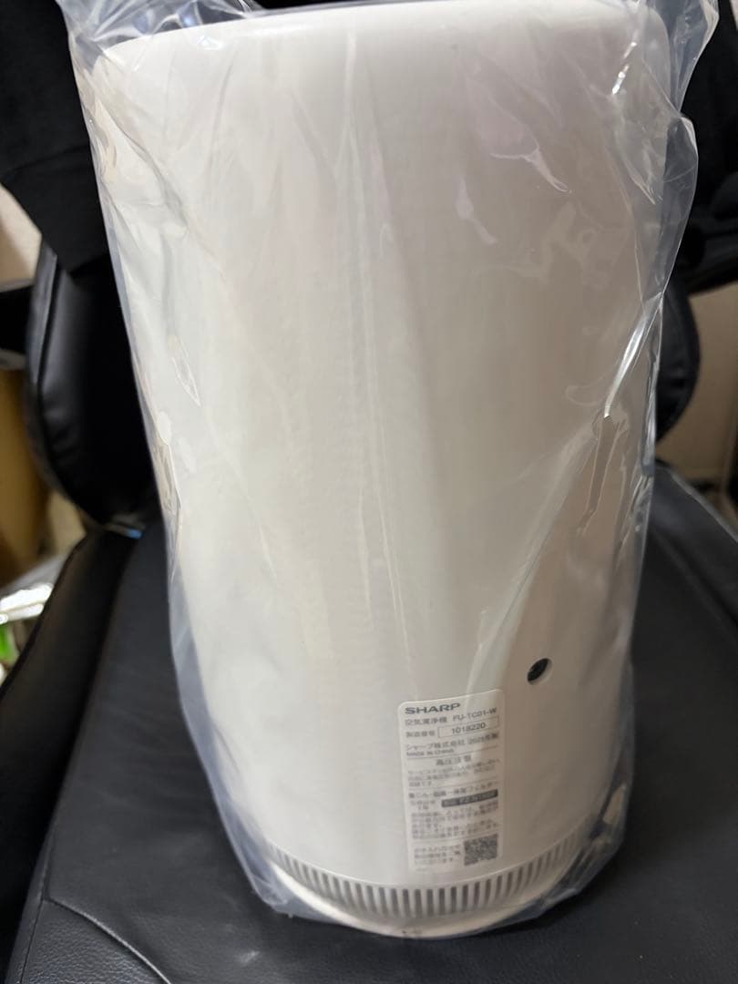 【開封済み未使用】空気清浄機 ホワイト系 FU-TC01-W