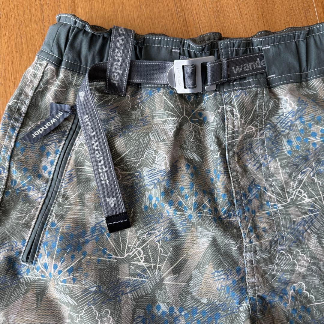 and wander アンドワンダー ショットパンツ＋帽子　２点セット　日本製